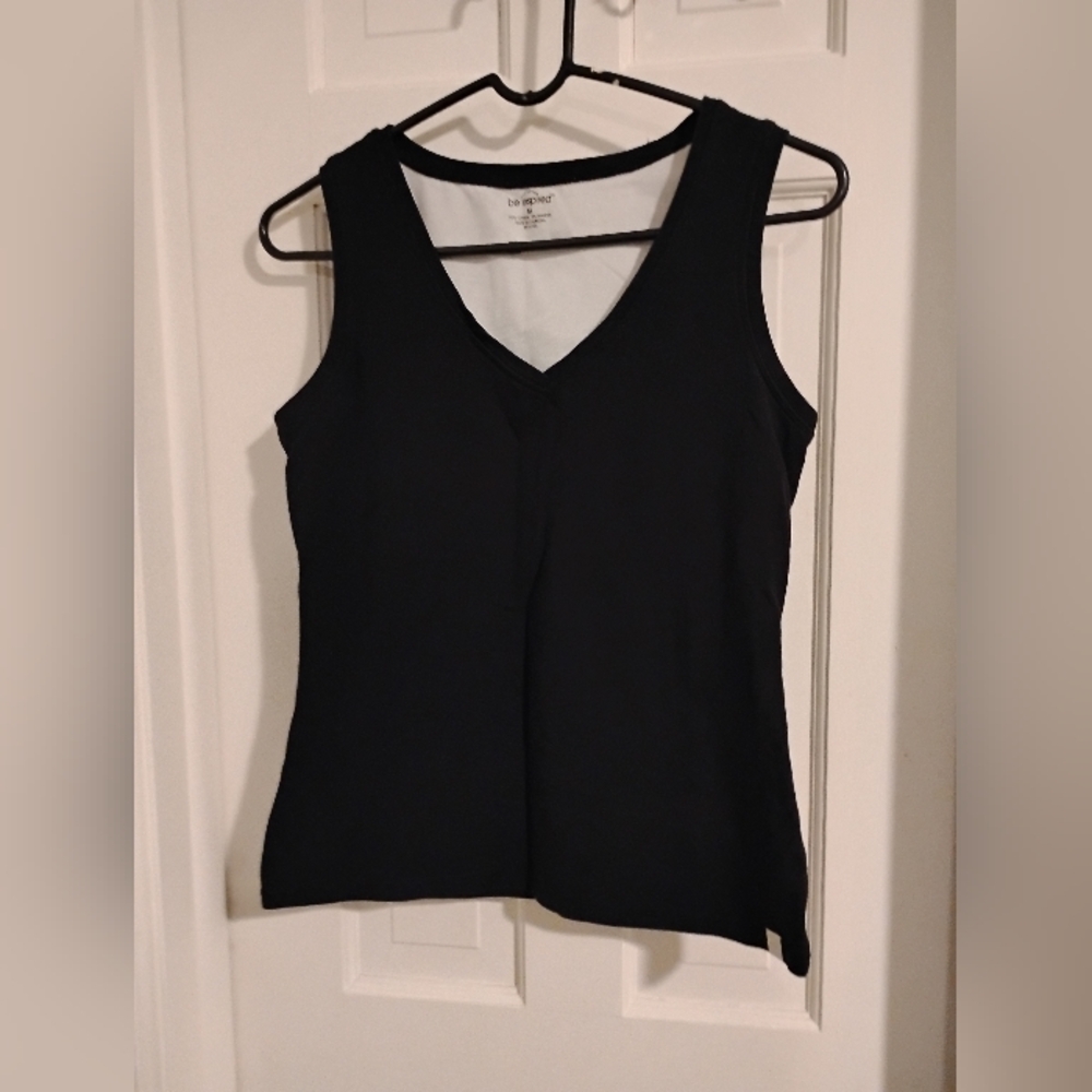 Be Inspired Black Workout Shirt